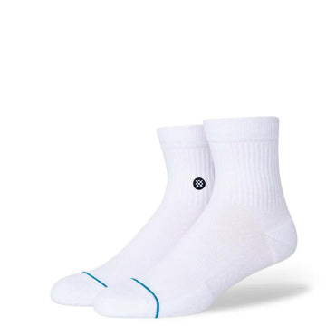 Stance - Icon Quarter Socks White.