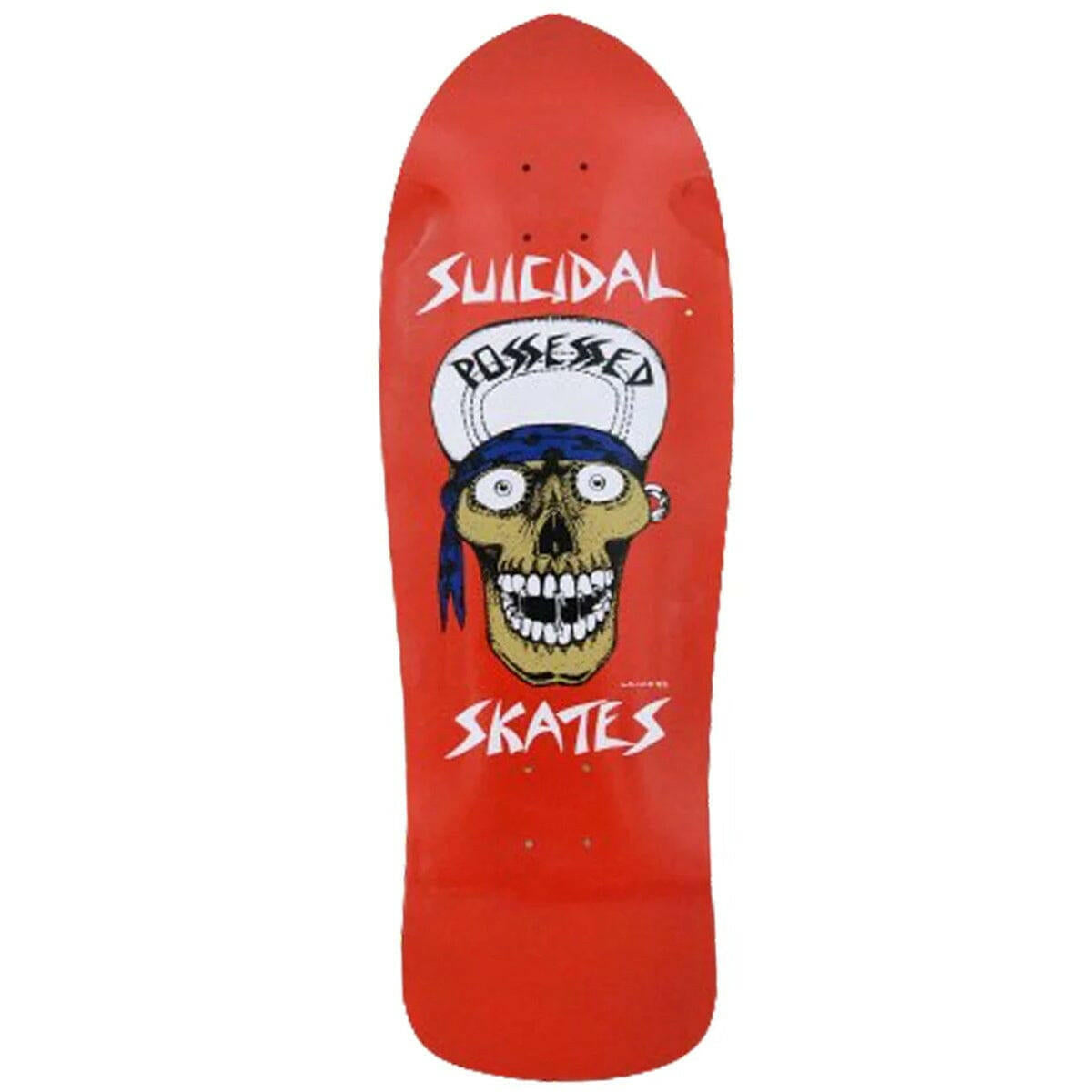 Suicidal Skates - Punk Skull 80s 10.125 Reissue Skateboard Deck.