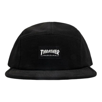 Thrasher - 5 Panel Hat Black.