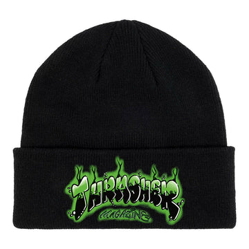 Thrasher - Airbrush Patch Beanie Black.