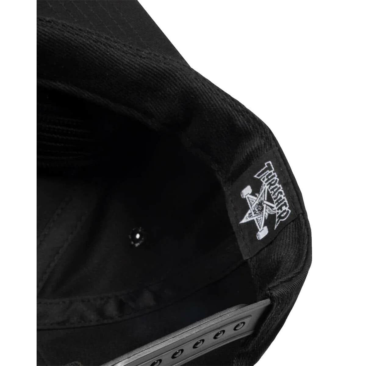 Thrasher - Airbrush Snapback Black.
