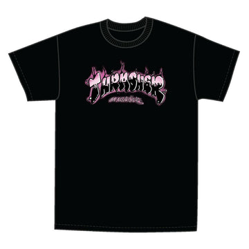 Thrasher - Airbrush Youth Tee Black/Pink.