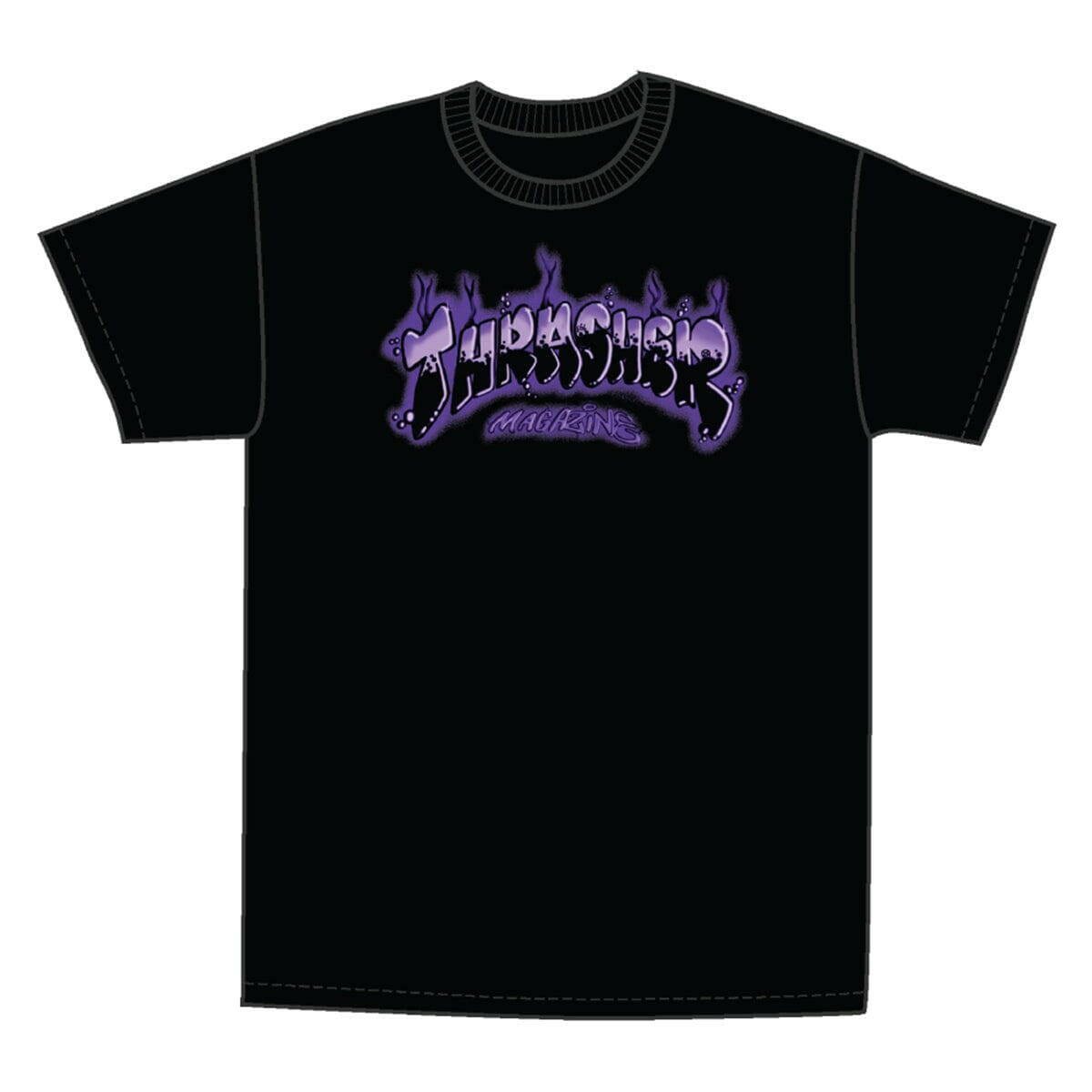 Thrasher - Airbrush Youth Tee Black/Purple.