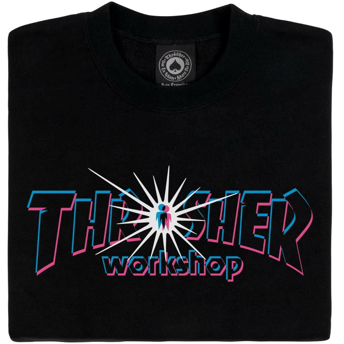 Thrasher - X AWS Nova Crew Black.