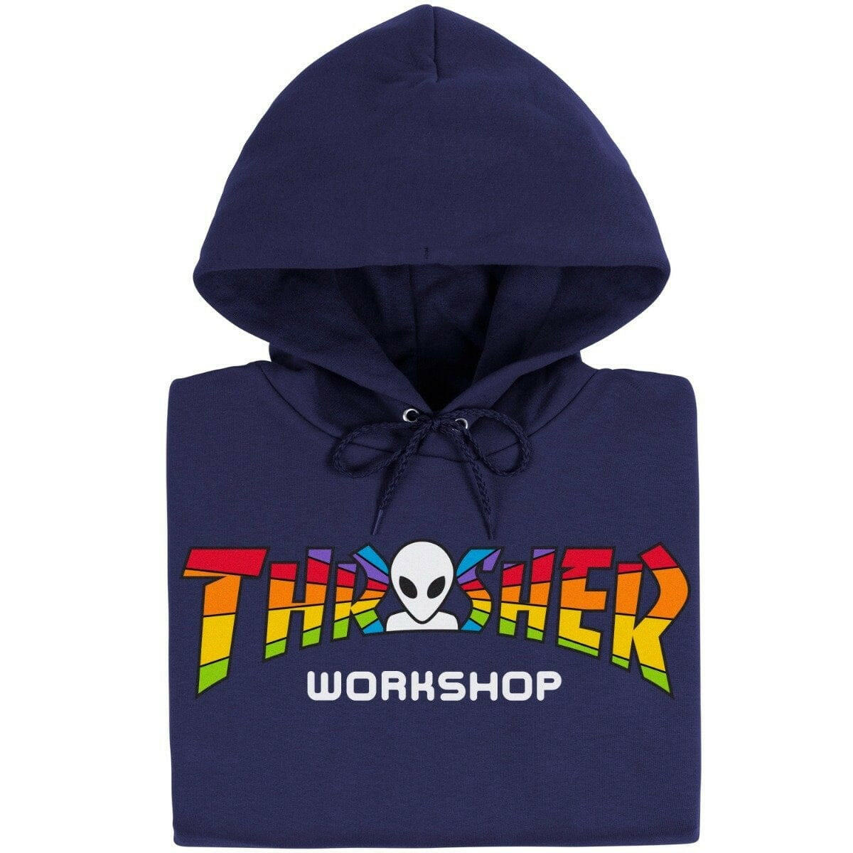 Thrasher - X AWS Spectrum Hoodie Navy.