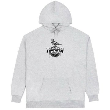 Thrasher - Anti Hero Cover The Earth Hoodie Ash Grey.