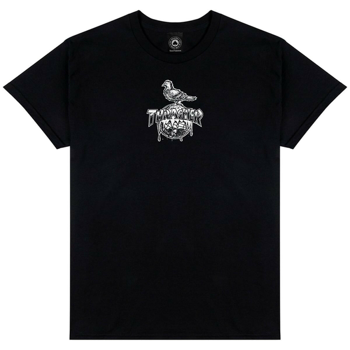 Thrasher - Anti Hero Cover The Earth Tee Black.