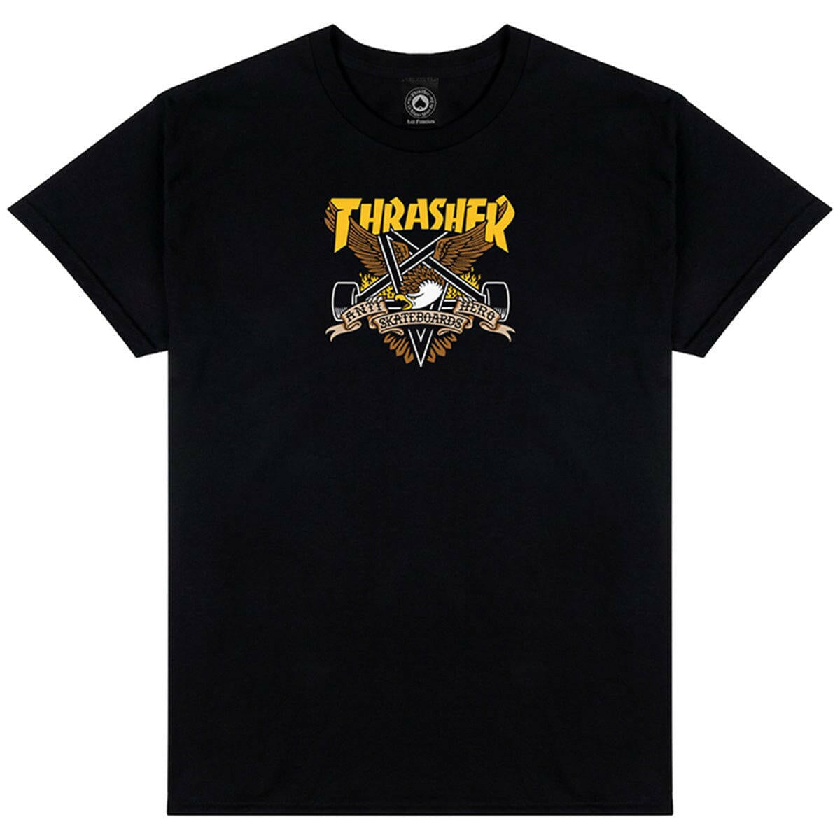 Thrasher - Anti Hero Eaglegram Tee Black.