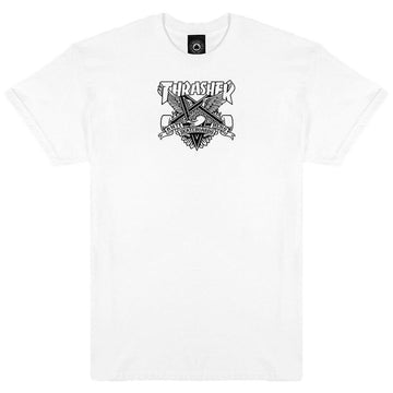 Thrasher - Anti Hero Eaglegram Tee White.