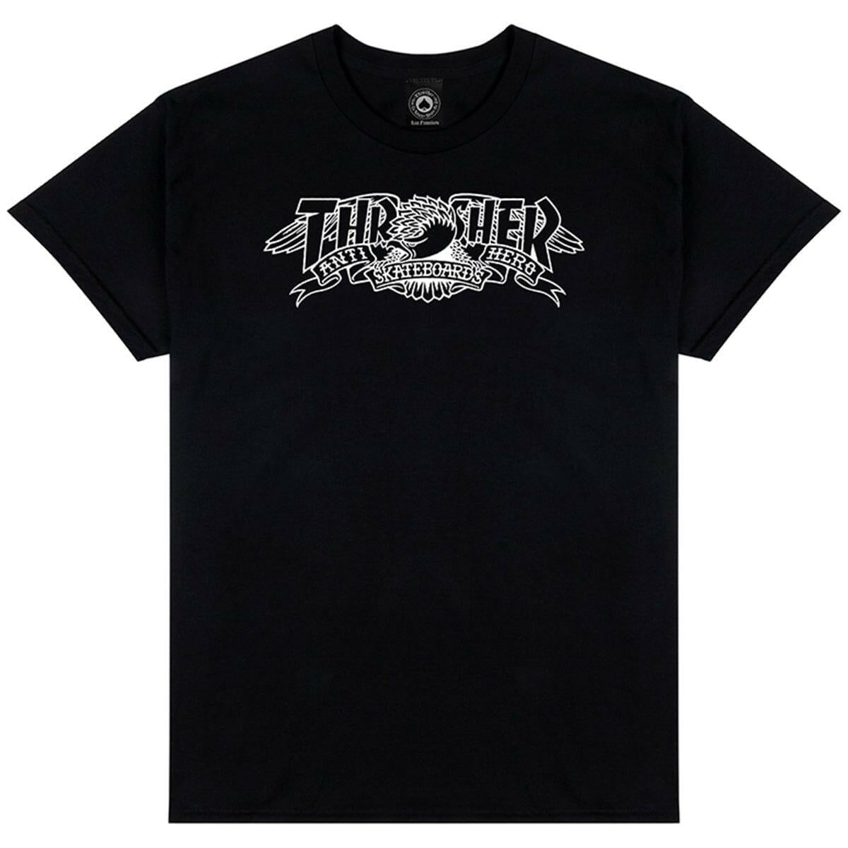 Thrasher - Anti Hero Mag Banner Tee Black.