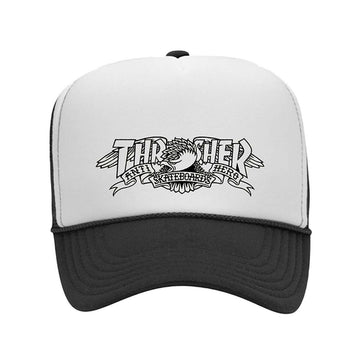 Thrasher - Anti Hero Mag Banner Trucker Black/White.