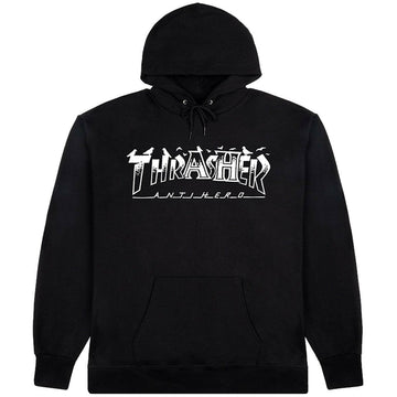 Thrasher - Anti Hero Pigeon Mag Hoodie Black.