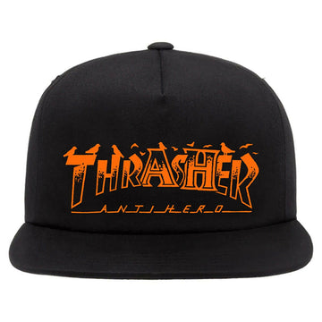 Thrasher - Anti Hero Pigeon Mag Snapback Black.