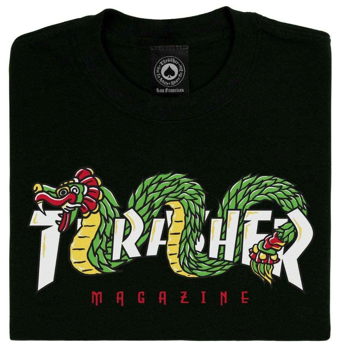 Thrasher - Aztec Tee Black.