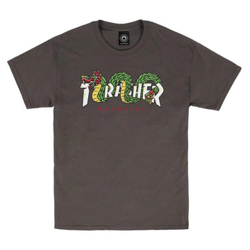 Thrasher - Aztec Tee Charcoal.