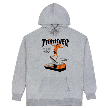 Thrasher - Coffin Hoodie Grey.