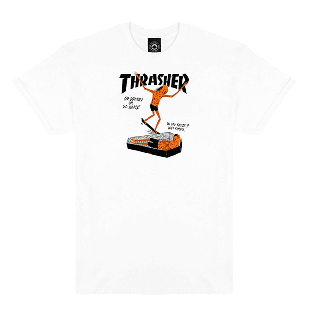 Thrasher - Coffin Tee White.