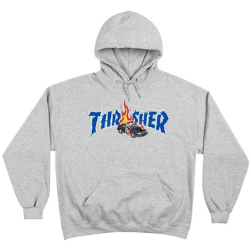 Thrasher - Cop Car Hoodie Grey.