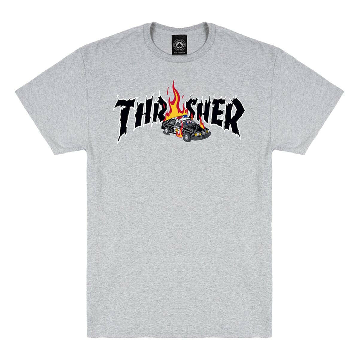 Thrasher - Cop Car Youth Tee Grey.