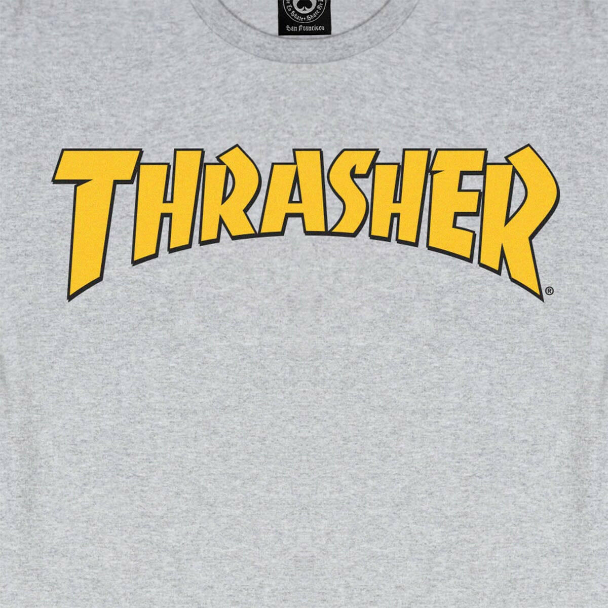 Thrasher - Cover Logo Tee Ash Grey.
