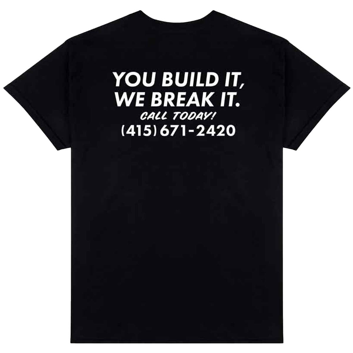 Thrasher - Destruction Tee Black Back