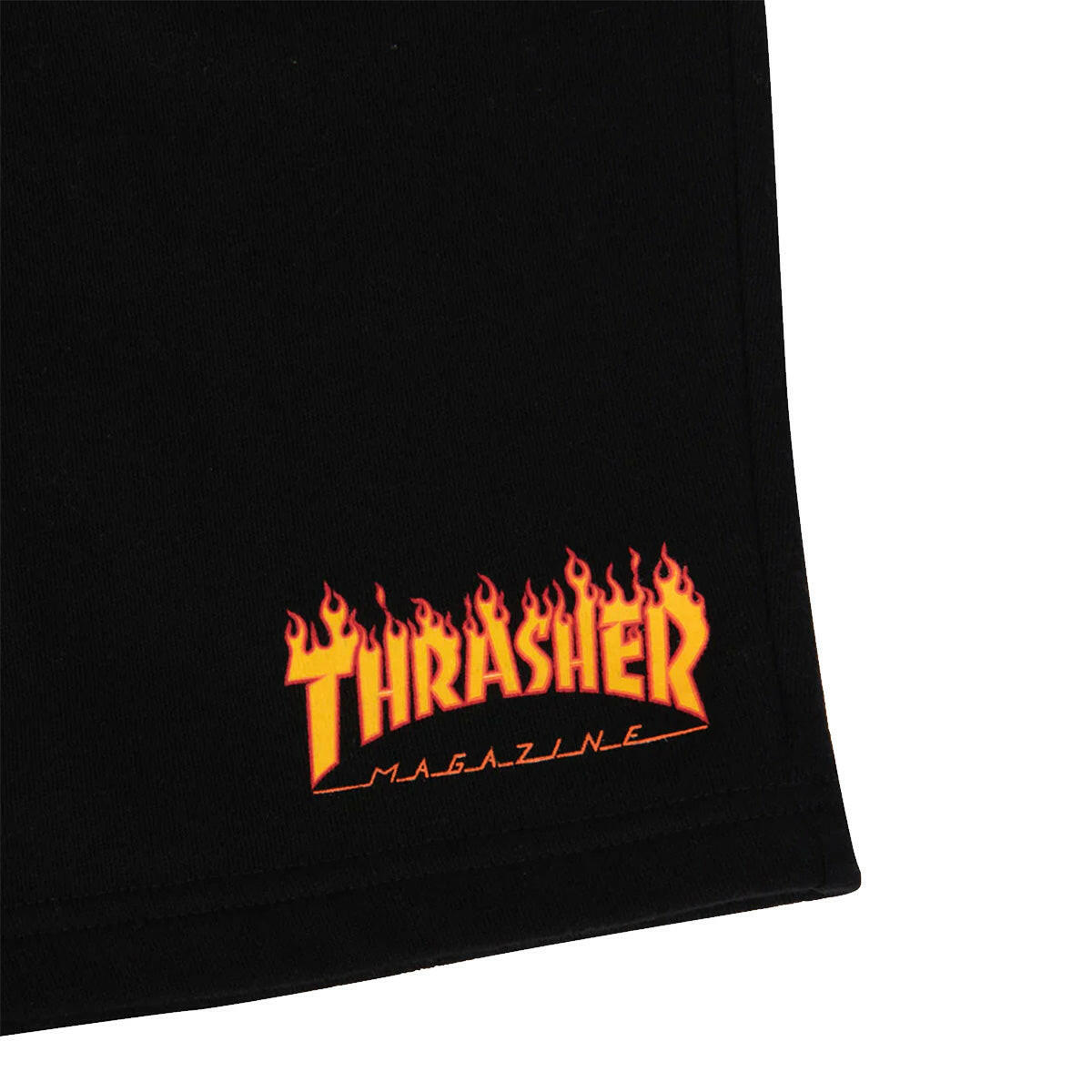 Thrasher - Flame Shorts Black.