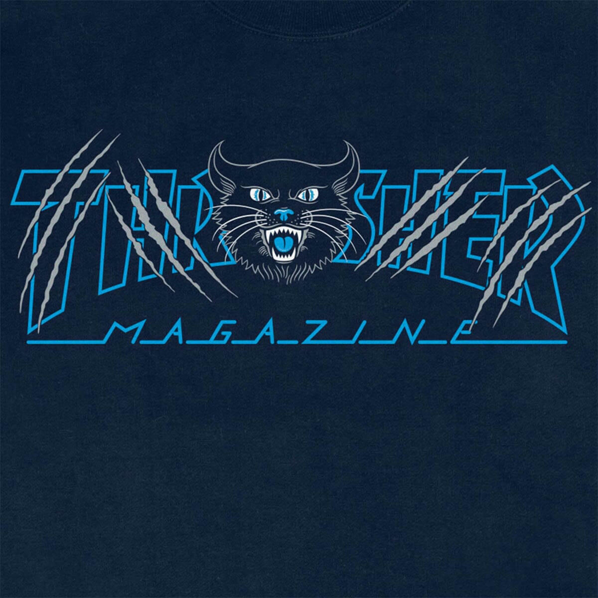 Thrasher - Gato Crew Navy.
