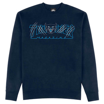 Thrasher - Gato Crew Navy.