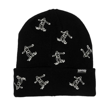 Thrasher - Gonz Pattern Beanie Black.