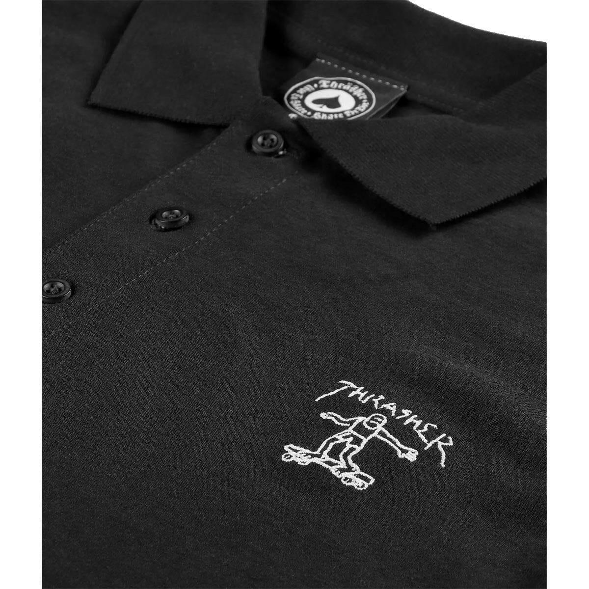 Thrasher - Little Gonz Emb Polo Black.