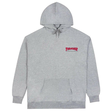Thrasher - Little Outline Hoodie Grey.