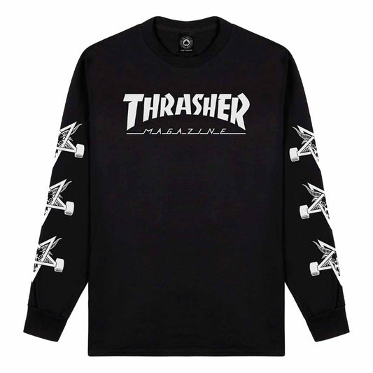 Thrasher Mag Goat L/S Tee Black
