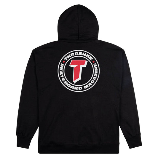 Thrasher - Number 1 Redux Hoodie Black Back