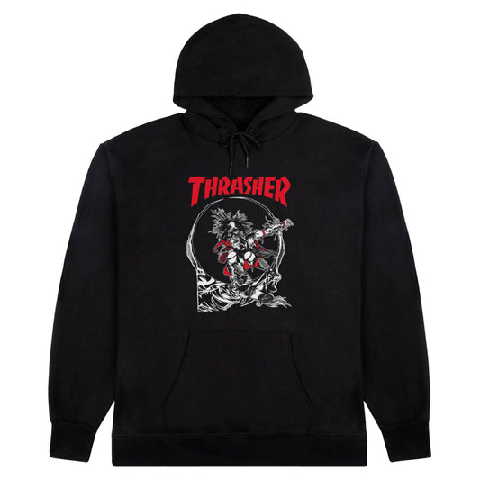 Thrasher - Outlaw 2-Tone Hoodie Black