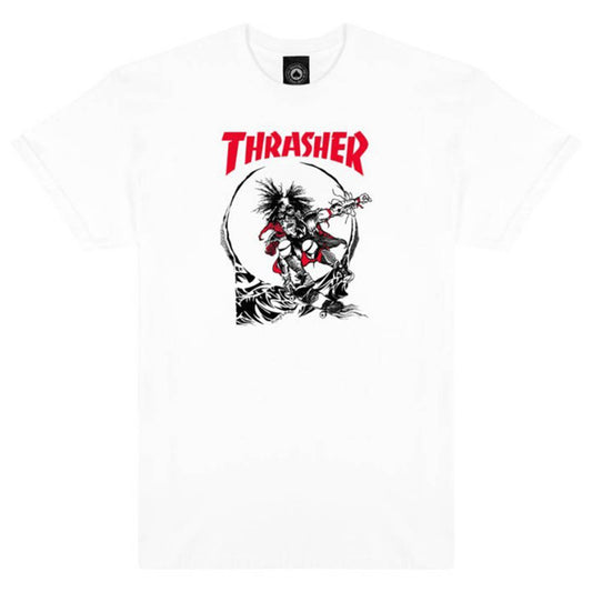 Thrasher - Outlaw 2-Tone Tee White