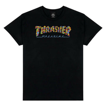 Thrasher - Smile By Spanky Tee Black.