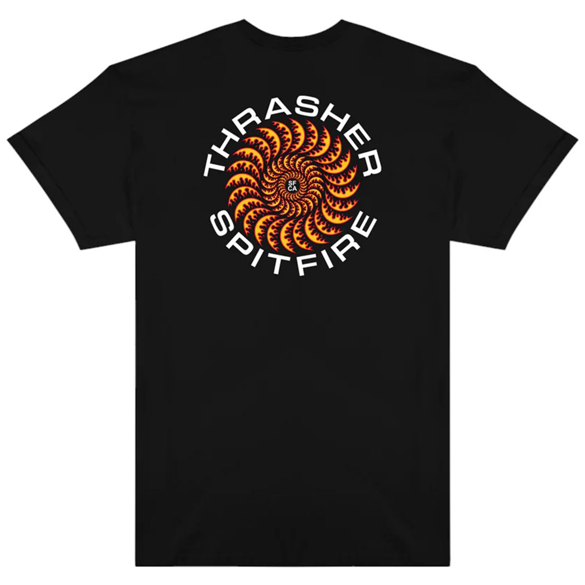 Thrasher Spitfire Classic Swirl Tee Black Back