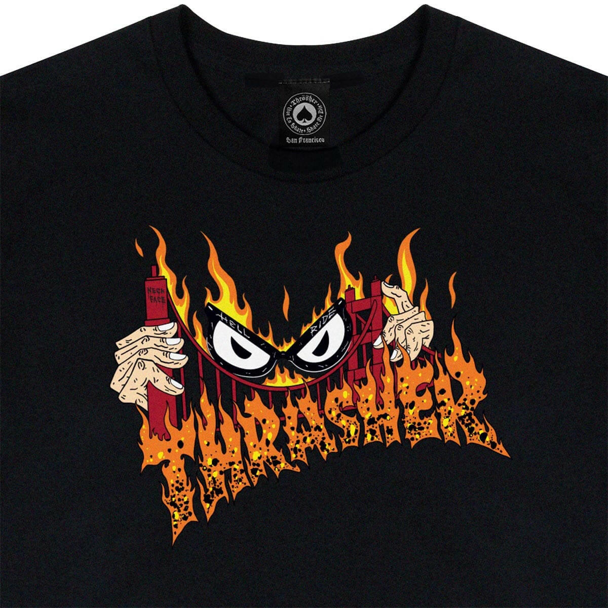Thrasher - Sucka Free Tee Black.