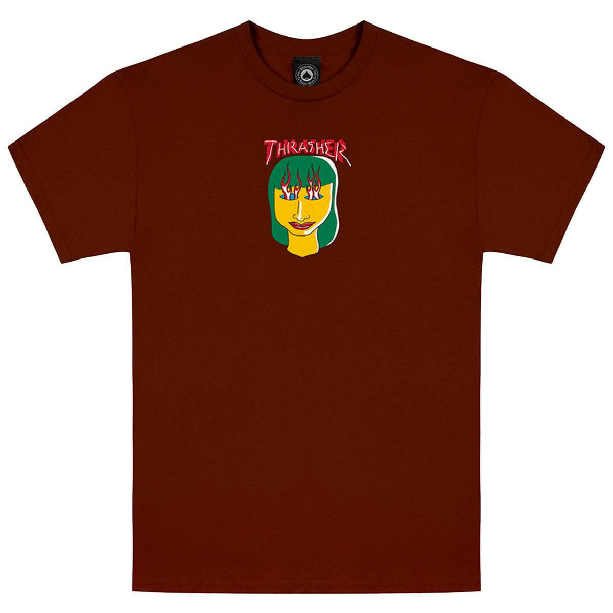 Thrasher - Talk Shit Tee Maroon.