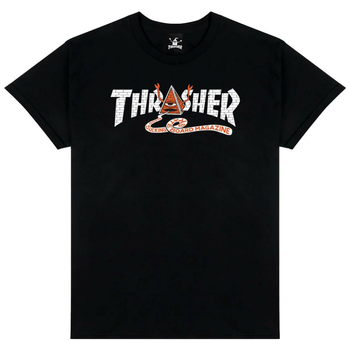 Thrasher - Toy Machine Pyramid Tee Black.