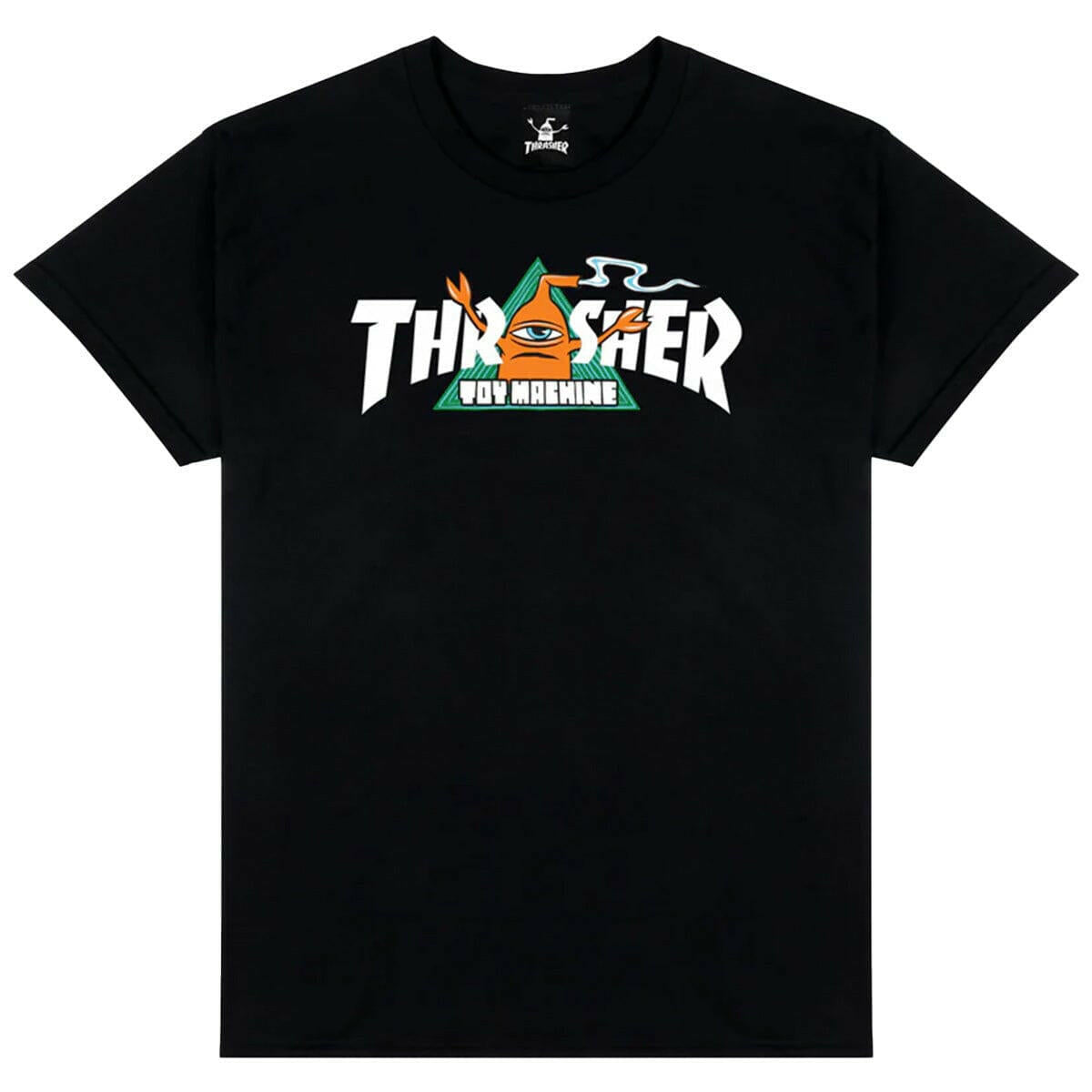 Thrasher - Toy Machine Vortex Tee Black.