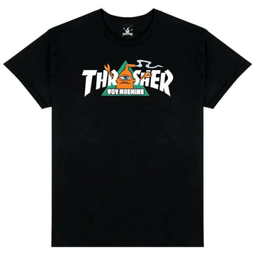 Thrasher - Toy Machine Vortex Tee Black.