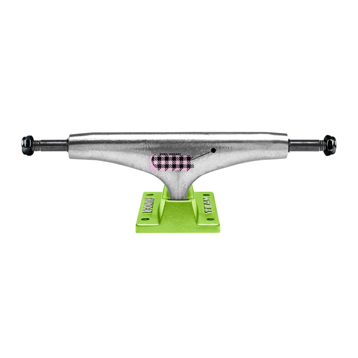 Thunder x Frog 148 skateboard truck, evan wasser front view