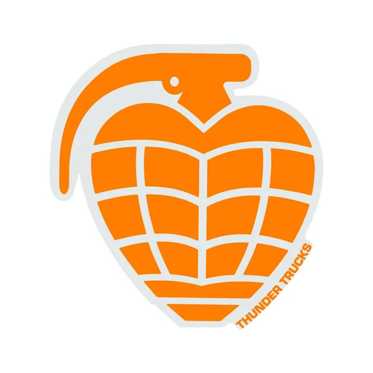 Thunder - Grenade Die Cut 4" Sticker.