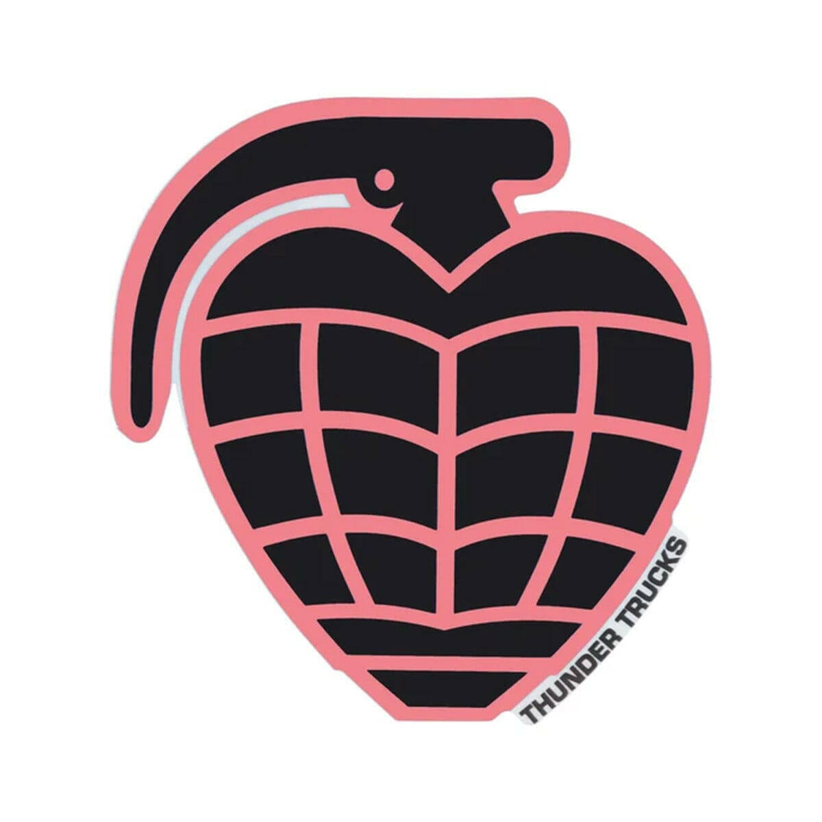 Thunder - Grenade Die Cut 4" Sticker.