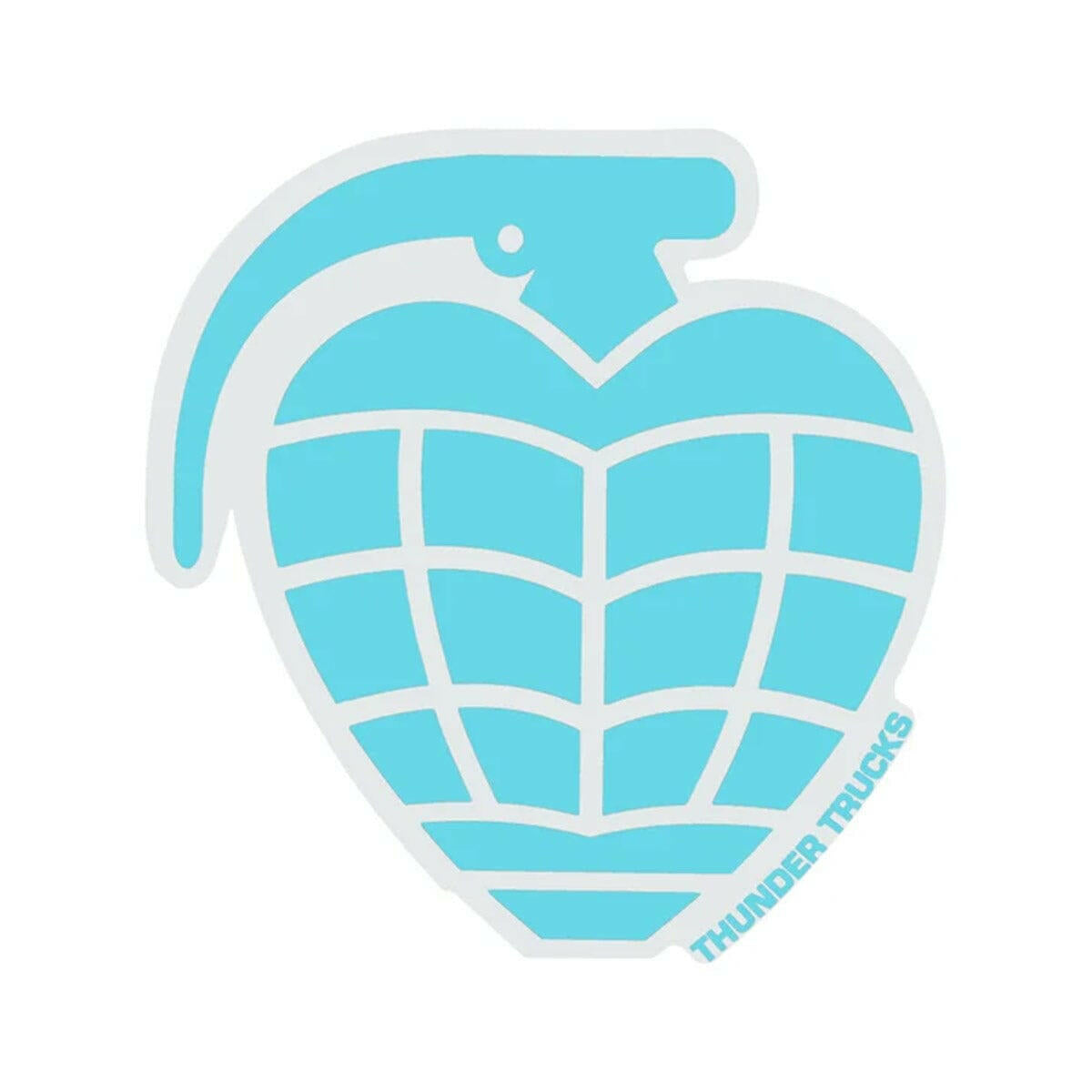 Thunder - Grenade Die Cut 4" Sticker.