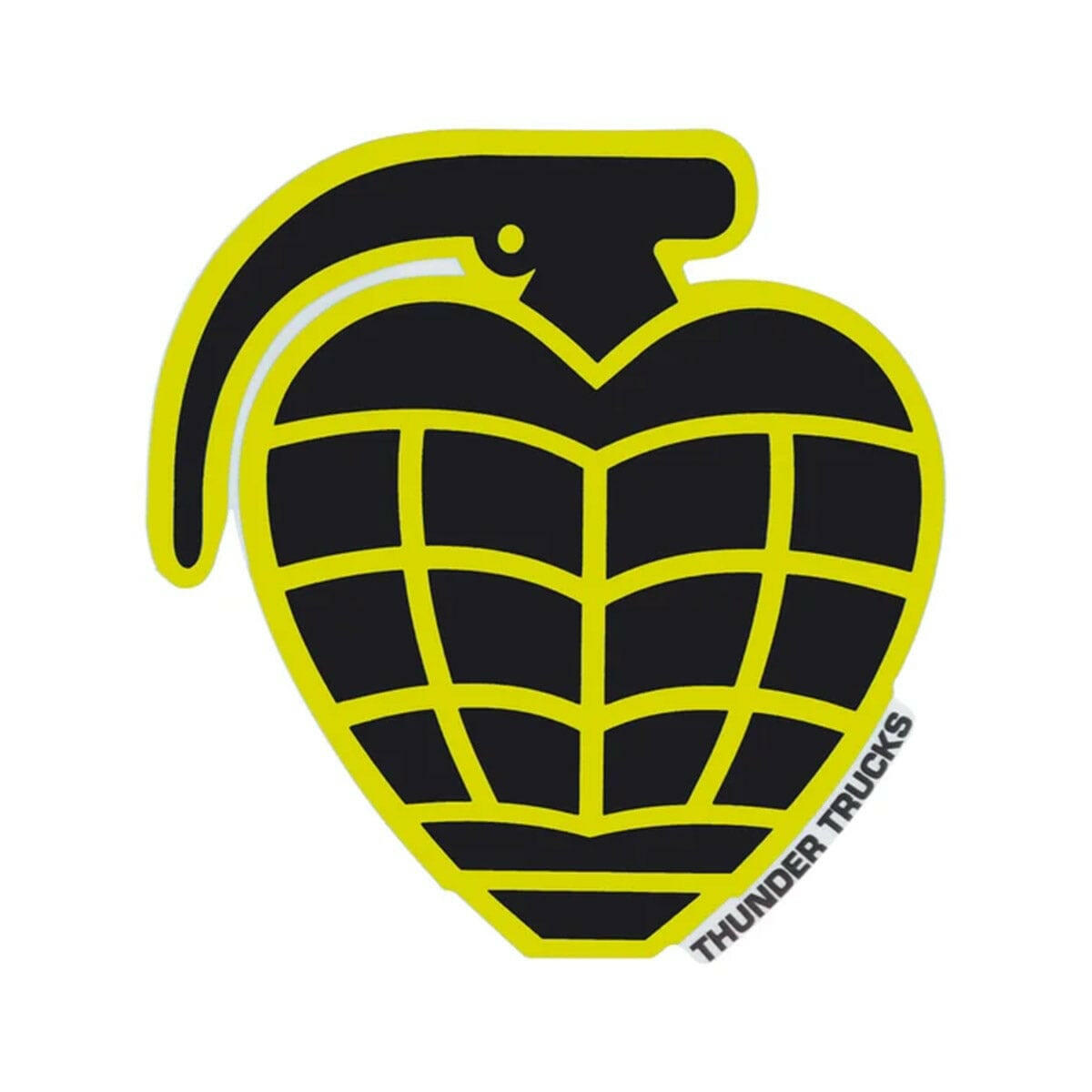 Thunder - Grenade Die Cut 4" Sticker.
