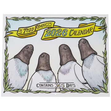 Anti Hero Todd Francis Calendar 2026 Cover