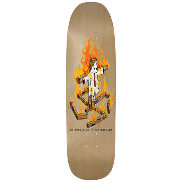 Toy Machine Ed Templeton Charred Cross Skateboard Deck