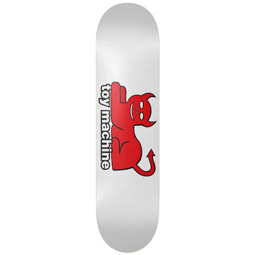 Toy Machine Devil Cat White Skateboard Deck